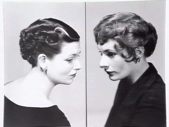 Women's hairstyles of the fifties [picture]
