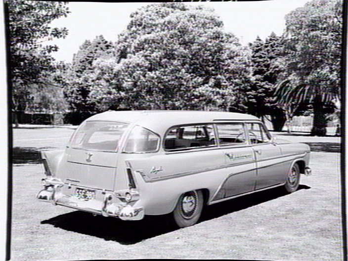 Chrysler Royal Hearse belonging to T Bathurst Co funeral directors 