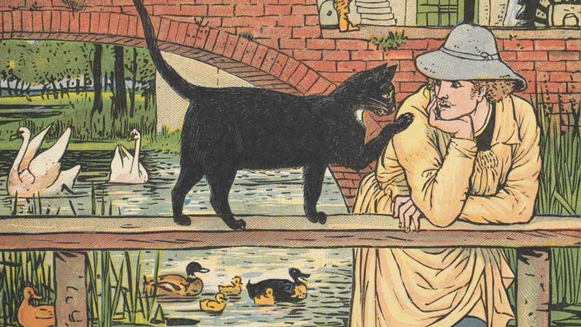 Detail from a 19th-century 'Puss in boots' edition Detail from a 19th-century 'Puss in boots' edition