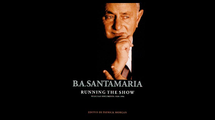 Cover of Running the show: BA Santamaria Cover of Running the show: BA Santamaria