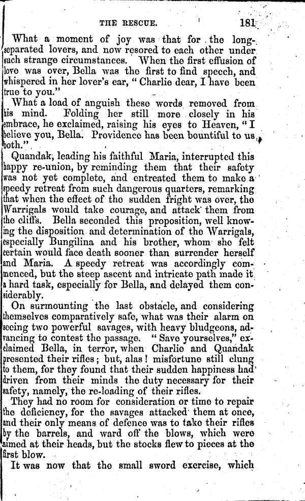 Lindigo, the white woman, or, The highland girl's captivity among the Australian blacks / by Angus McLean.