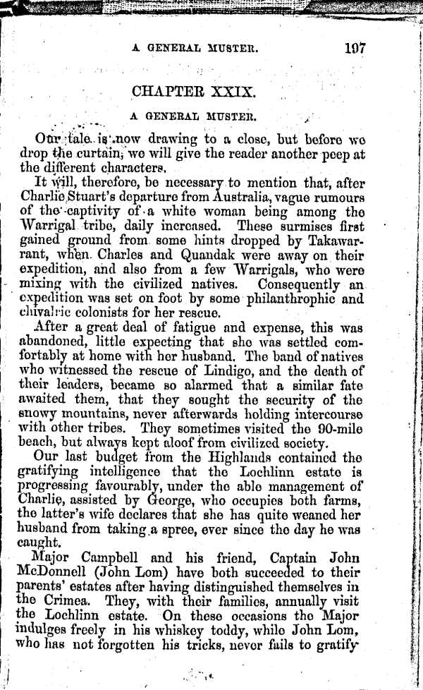 Lindigo, the white woman, or, The highland girl's captivity among the Australian blacks / by Angus McLean.