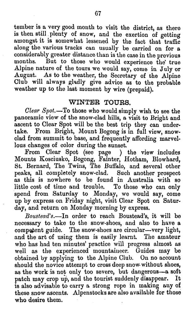 Illustrated guide to the Australian Alps & Buffalo Ranges / issued by the Bright Alpine Club.