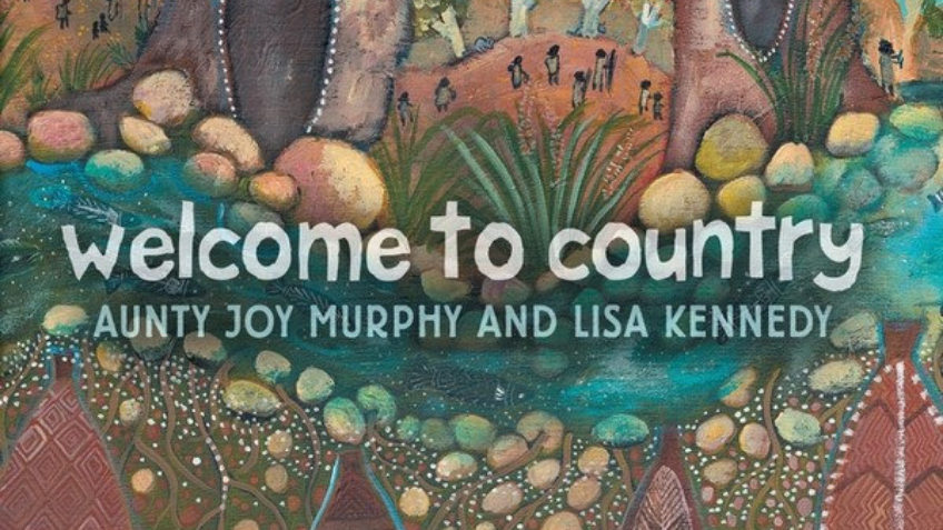 Welcome to country front cover of picture book