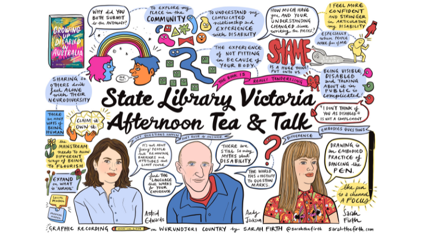 Colourful graphic illustration