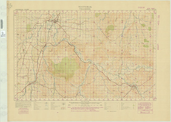 Topographic map