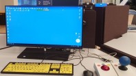Computer with assistive keyboard and mouse