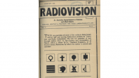 Magazine cover with the title 'RadioVision'