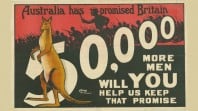 World War I enlistment poster