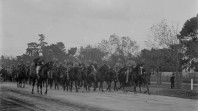 Parade of Boer War soldiers in Melbourne, 28 April 1900