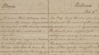First handwritten 'Melbourne Advertiser', 1838