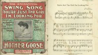 Sheet music for 'You're just the girl I'm looking for', from 'Mother goose', 1906
