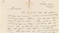 Letter in cursive handwriting, beginning 'My dearest'