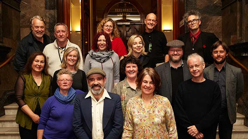 Group photo of 2013 Creative Fellowship recipients