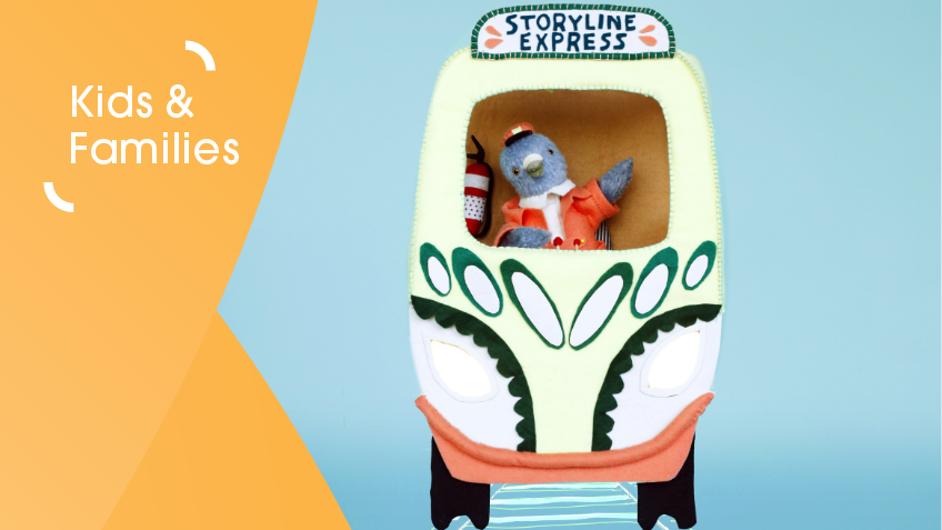 Creative of the Storyline Express train created by Soft Stories