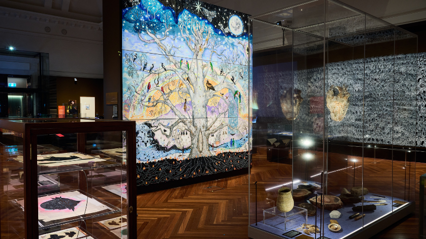 Inside the Creative Acts exhibition