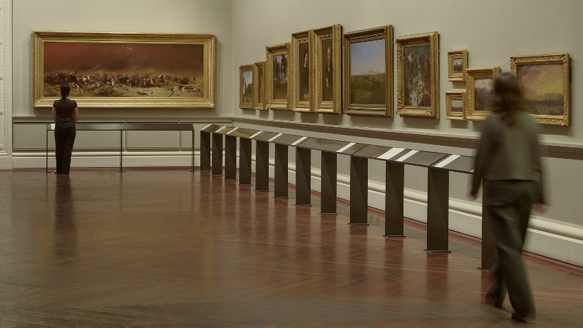 Cowen Gallery inside State Library Victoria