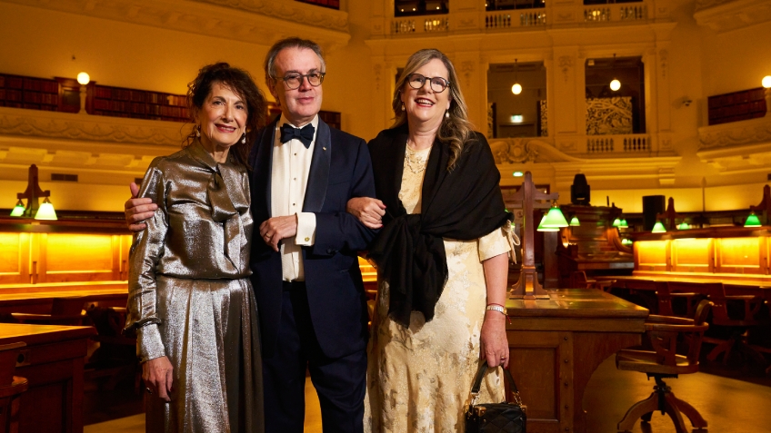 2025 Keith Murdoch Oration Christine Christian AO, Sir Jonathan Mills AC, Penny Fowler