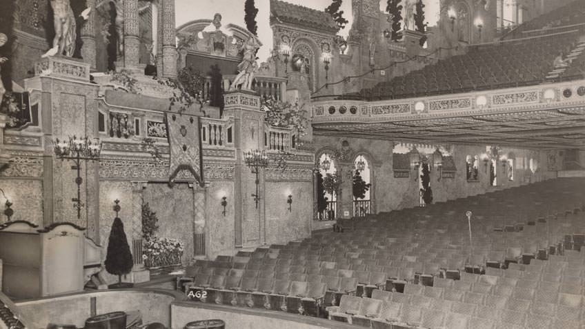 View from centre stage, State Theatre Melbourne, 1932