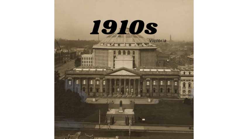 Sepia image of a large building from above