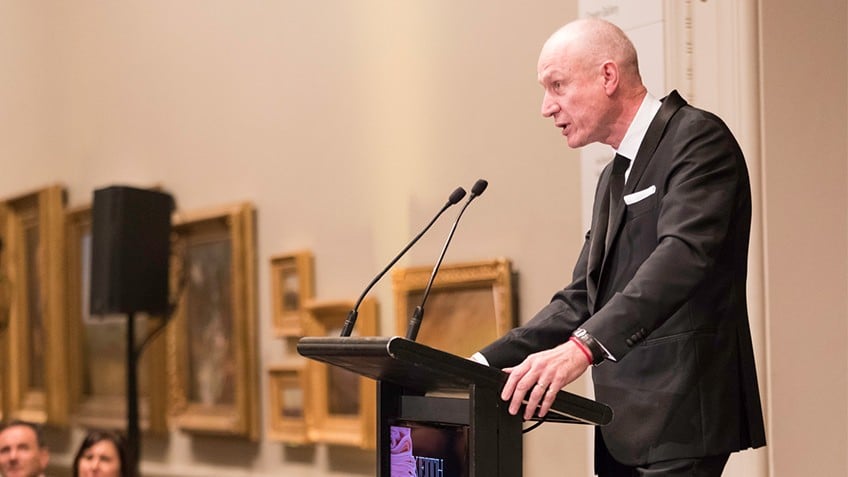 Robert Thomson delivering 2019 Keith Murdoch Oration