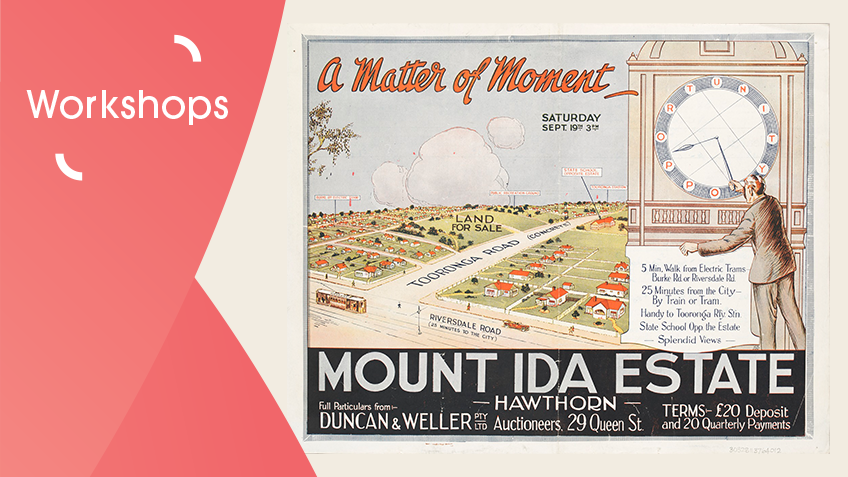 An illustration of a map of Mount Ida Estate located in the Library's collection. 