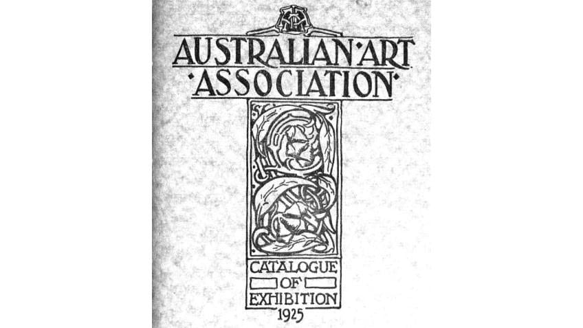 Australian Art Association catalogue, 1925