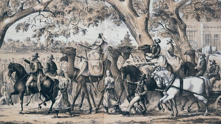 Departure of Burke & Wills, Melbourne, 1861