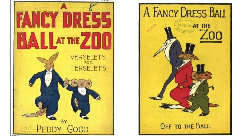 A fancy dress ball at the zoo, 1923