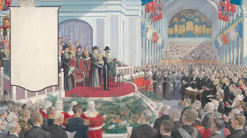 Opening of Federal Parliament on 9 May 1901