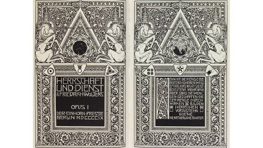 Herrschaft und dienst, Friedrich Wolters, 1909