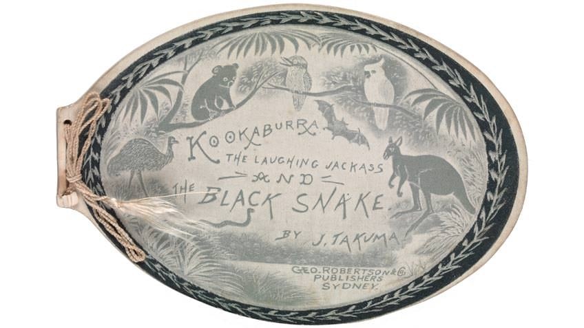 The Kookaburra (the laughing jackass) and the black snake