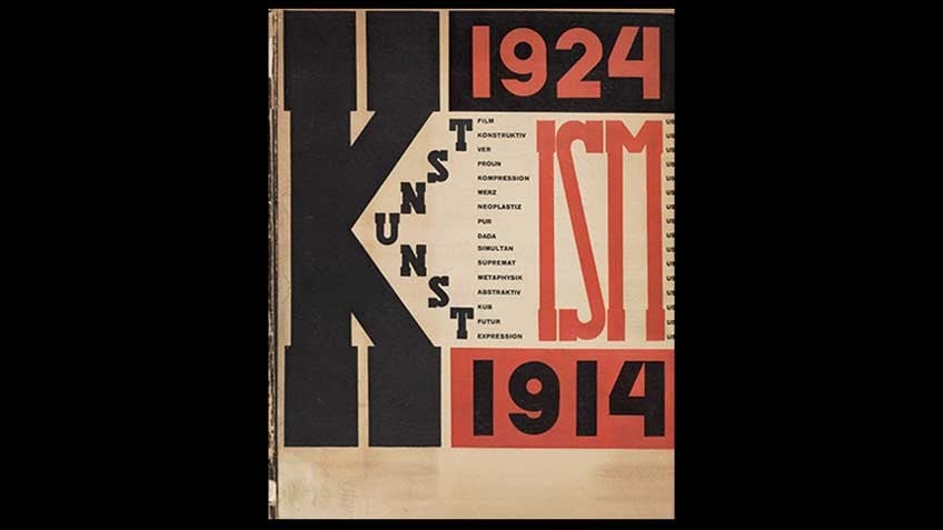 Die Kunstismen 1914–24, by El Lissitzky and Hans Arp