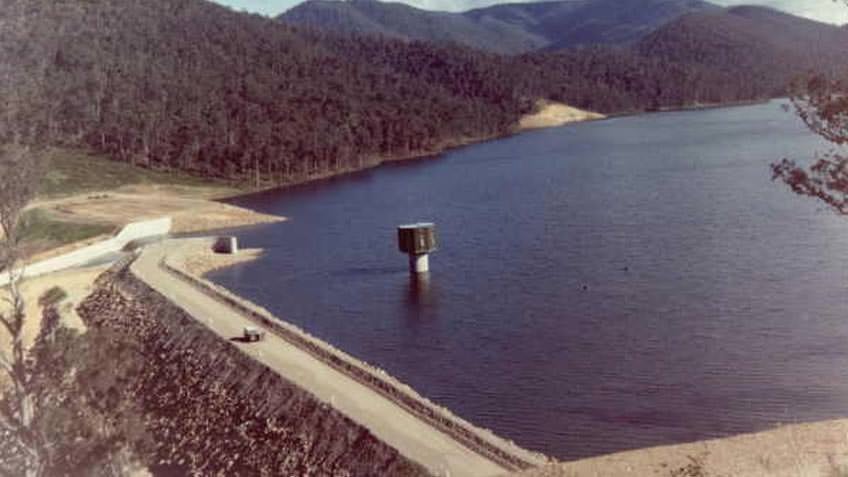 Lake William Hovell, 1971, photo from State Rivers and Water Supply Commission