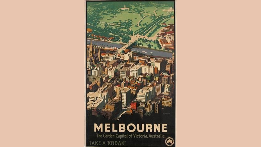 Melbourne promotional poster, James Northfield, 1936