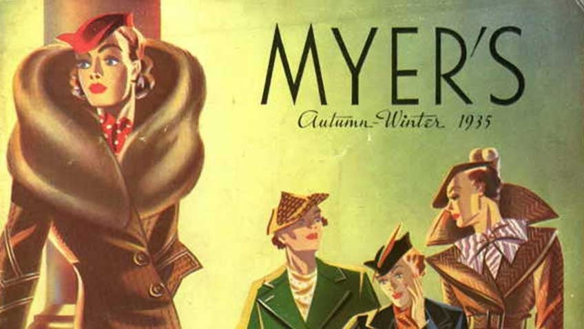 Myer's mail-order catalogue, autumn–winter, 1935