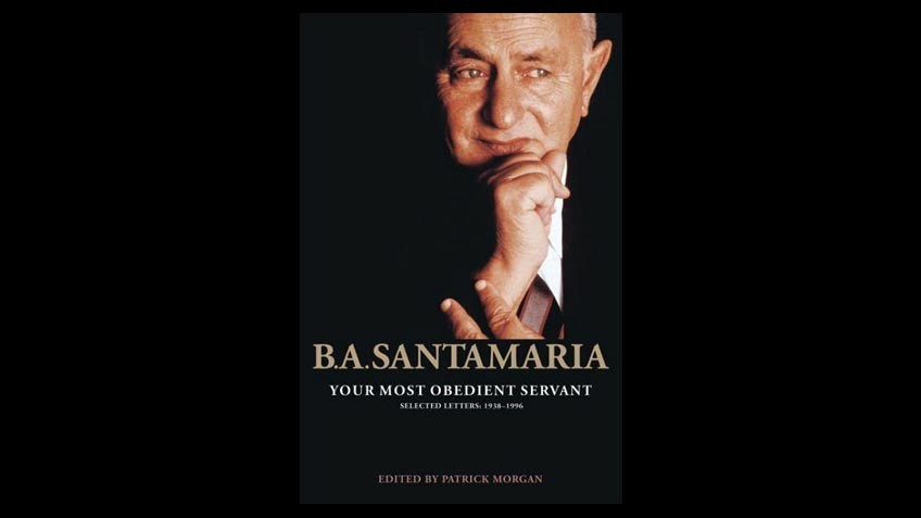 Cover of Your most obedient servant: BA Santamaria letters