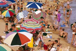 Brighton beach, Dacre Stubbs, digital print from an original colour transparency, 1967 Brighton beach, Dacre Stubbs, digital print from an original colour transparency, 1967