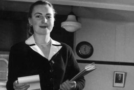 Female bank clerk at work, state head office of National Bank of Australia, 1953 Female bank clerk at work, state head office of National Bank of Australia, 1953