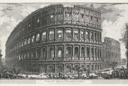 Giovanni Battista Piranesi, Veduta dell’Anfiteatro Flavio, detto il Colosseo (View of the Colosseum, or Flavian Amphitheatre), 1765–78 impression, etching and engraving, from Vedute di Roma, 1748–78, Rare Books collection, State Library of Victoria Giovanni Battista Piranesi, Veduta dell’Anfiteatro Flavio, detto il Colosseo (View of the Colosseum, or Flavian Amphitheatre), 1765–78 impression, etching and engraving, from Vedute di Roma, 1748–78, Rare Books collection, State Library of Victoria