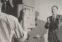 Magician Will Alma on television, 1953 Magician Will Alma on television, 1953
