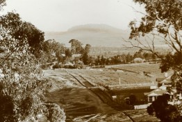 View of Mount Franklin and the Loddon Valley from Castlemaine