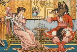 Beauty & the beast toy book, 1874