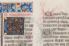 Detail from a book of hours, Bruges, c 1480