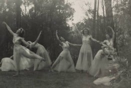 Photograph of garden dancers