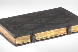 Artists and books hero leatherbound gilt-edged book