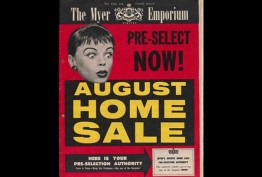 Myer sale catalogue c1950s Myer sale catalogue c1950s