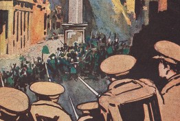 Cover illustration for Six days of the Irish Republic Cover illustration for Six days of the Irish Republic