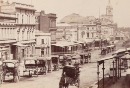 Swanston Street, 1872 Swanston Street, 1872