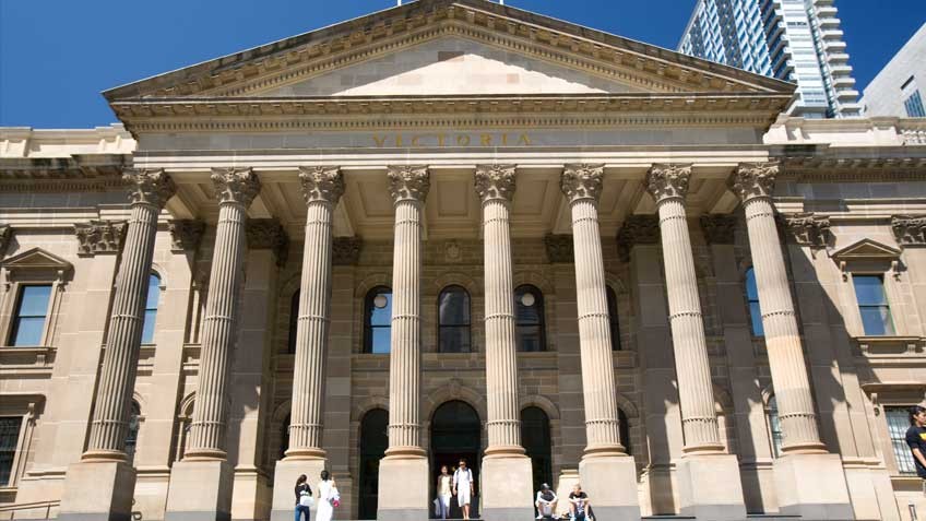 State Library portico